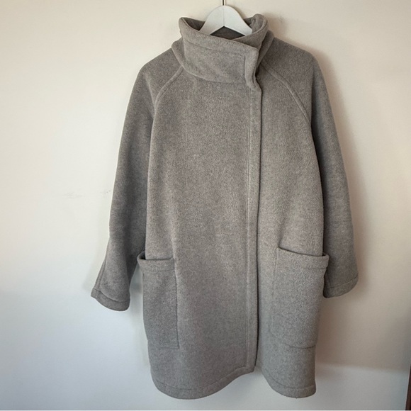 James Perse Jackets & Blazers - Yosemite by James Perse Gray Fleece Coat